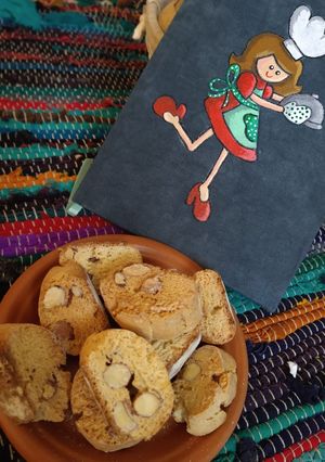 Una foto de Cantucci de almendras (receta italiana)