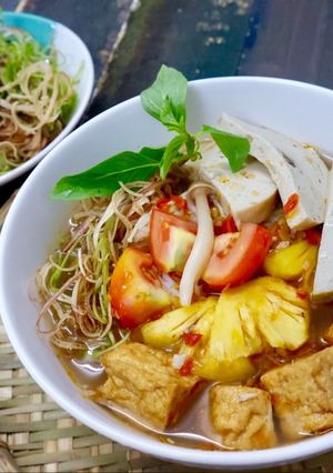 Hình của món Bún Thái Chay.