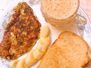 A picture of masala cheese omelette