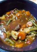 Beef and Barley Vegetable Soup