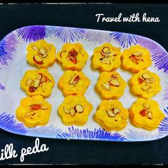 A picture of Milk peda.