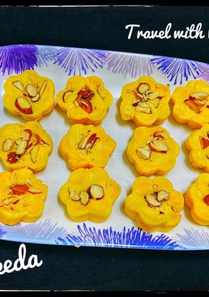 A picture of Milk peda.