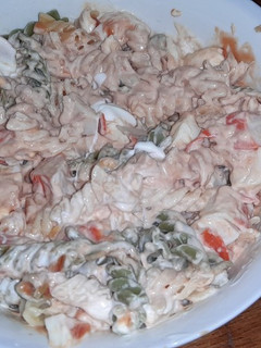 Una foto de Pasta con salsa rosa fácil bueno y rápido, vamos!!