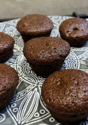 Una foto de Muffins de cacao