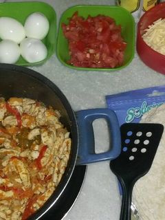 Una foto de Relleno para tacos de pollo