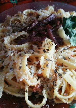Foto resep Fetuccine Aglio Olio