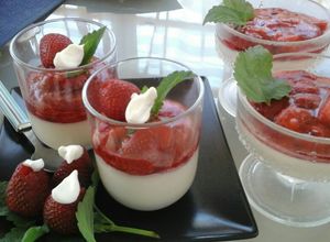 Panna cotta eperrel recept fotója