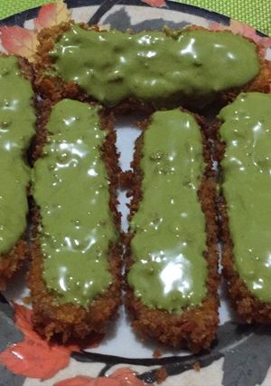 Foto resep Naget pisang greentea