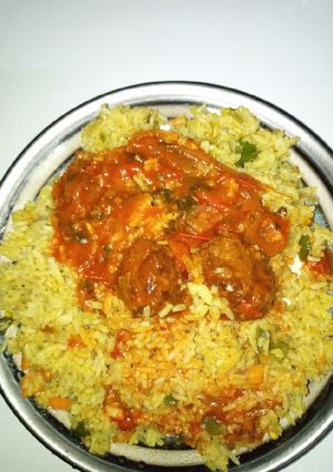 A picture of Vegetable rice.