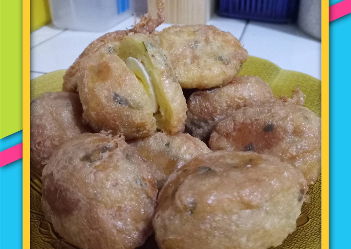 Perkedel Isi Telur Puyuh