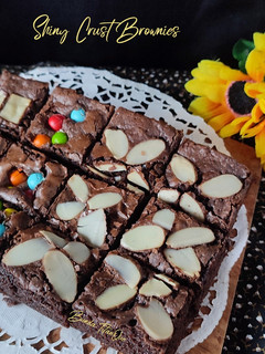 Foto resep Shiny Crust Brownies
