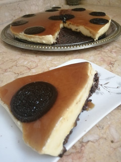 صورة لوصفة تشيز كيك بالاوريو او حلا بارد بمكونات بسيطة.. سهل ولذيذ 🥧