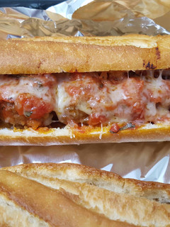 New York-i húsgombóc szendvics recept fotója