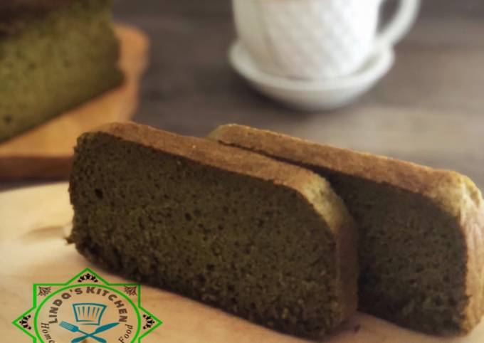 Matcha castella cake