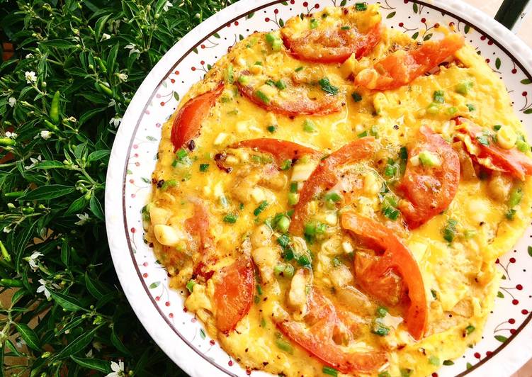 Cách Làm Món Trứng chiên cà chua của Pi Ha - Cookpad