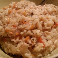 A picture of Tricia's Chicken and Rice Get Well Soup.