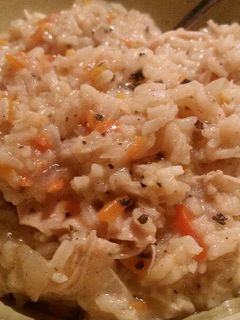 A picture of Tricia's Chicken and Rice Get Well Soup.