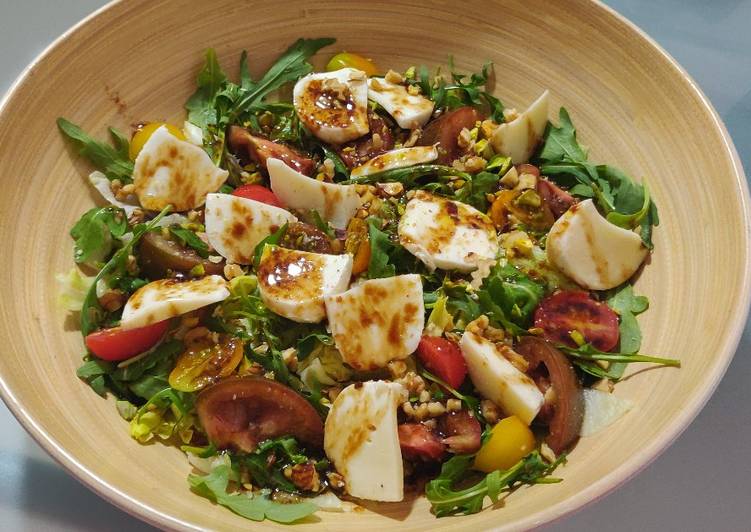 Ensalada fresca de mozzarella