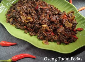 Foto resep Oseng Tudai Pedas