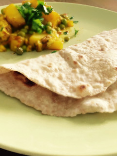 A picture of Indian Chapati Bread.