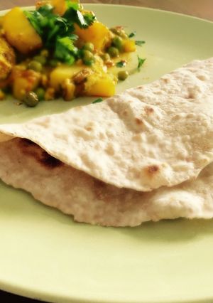 A picture of Indian Chapati Bread.