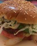 Hamburguesa con jamón