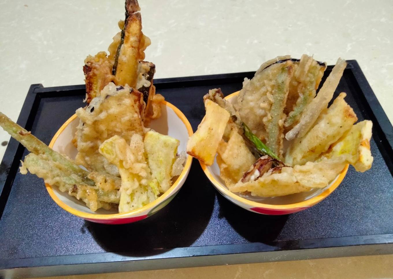 Vegetable Tempura (eggless)