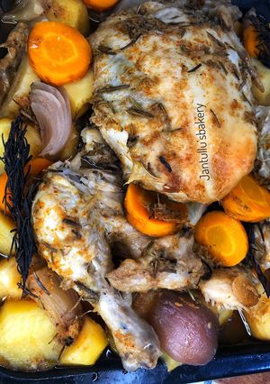 A picture of Rosemary chicken.