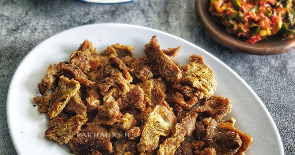 Resep Sei Sapi Sambal Lu'at Khas NTT Ala Rumahan oleh