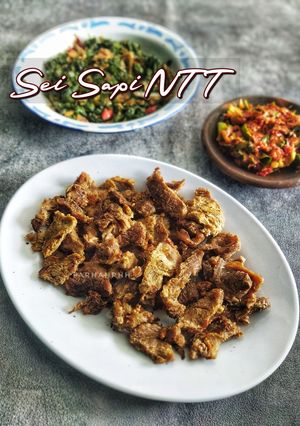 Foto resep Sei Sapi Sambal Lu'at Khas NTT Ala Rumahan
