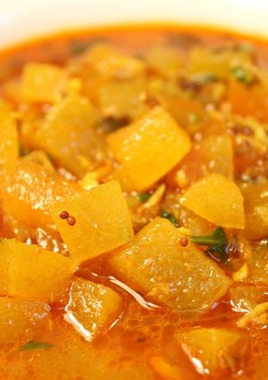 A picture of Leftover Watermelon Recipe - Watermelon Rind Curry.