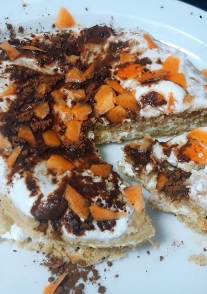 Una foto de Carrot cake