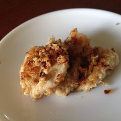 A picture of Twice crusted parmesan chicken nuggets.