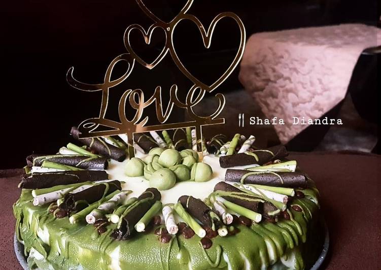 Matcha Chocolate Cheesecake (no bake dessert)🇯🇵