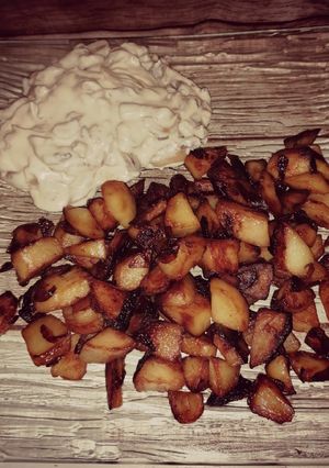 Une photo de Escalope de dinde à la normande et ses pommes sautées