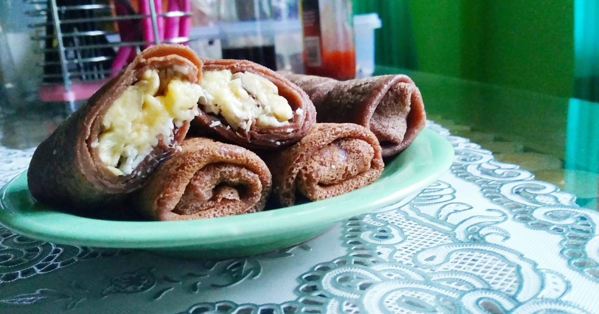 Resep Dadar Gulung Coklat Pisang Keju Oleh Hani Rafika Santi Bakari