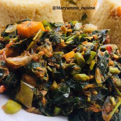 SPINACH SOUP&COUSCOUS by maryumms_cuisine A picture of SPINACH SOUP&COUSCOUS by maryumms_cuisine.