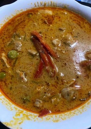A picture of Pork Panang Curry.