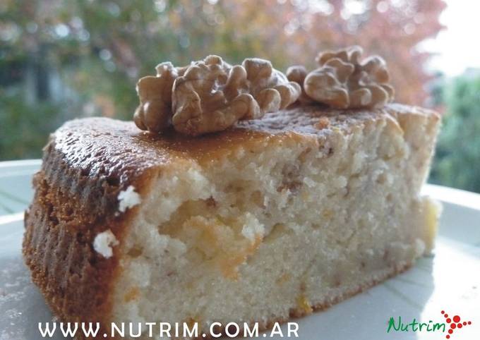 Keke de Yogur de Vainilla y Nueces -Torta Peruana Receta de Nutrim - Recetas  Saludables- Cookpad