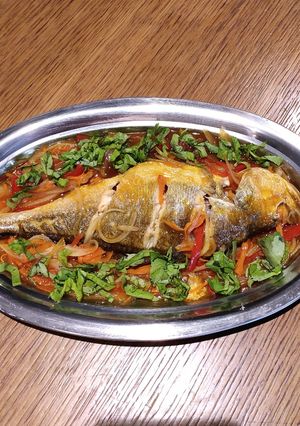 A picture of Sweet and Sour Yellow Croaker.