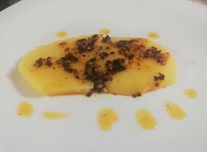 Foto di Polenta con Olio Aglio e Peperoncino a Scaglie