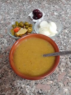 صورة لوصفة شوربه العدس
