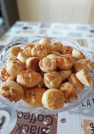 Túrós-tejfölös pogácsa recept fotója
