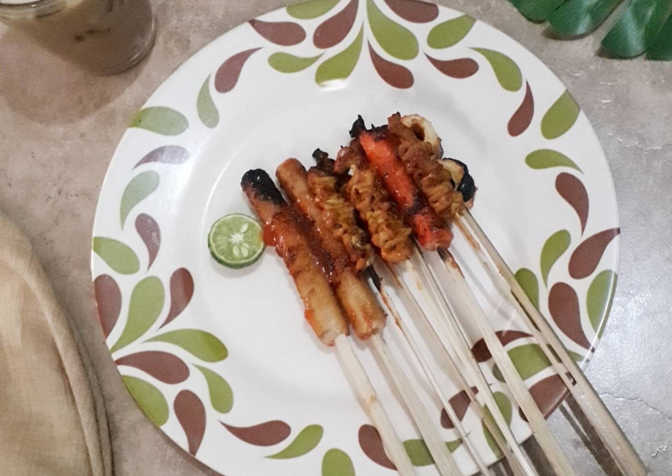 Sate bakar jeruk limau