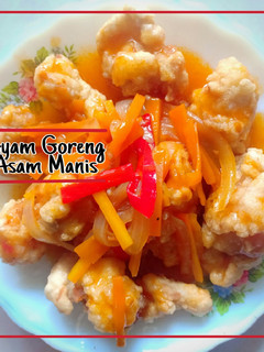 Foto resep Ayam Goreng Tepung Asam Manis