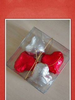 Una foto de Chocotejas de corazón