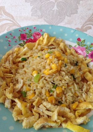 Foto resep Simply Fried rice for breakfast