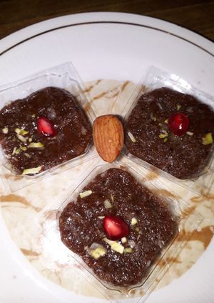 A picture of Peda or burffi.