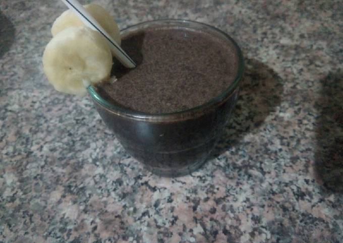 Smoothie banane / chocolat 🍌🍌🍫🍫