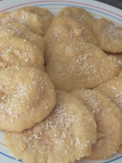 Una foto de Galletas de coco al microondas